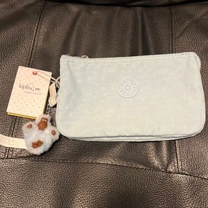 NWT light blue Kipling serenity wallet L